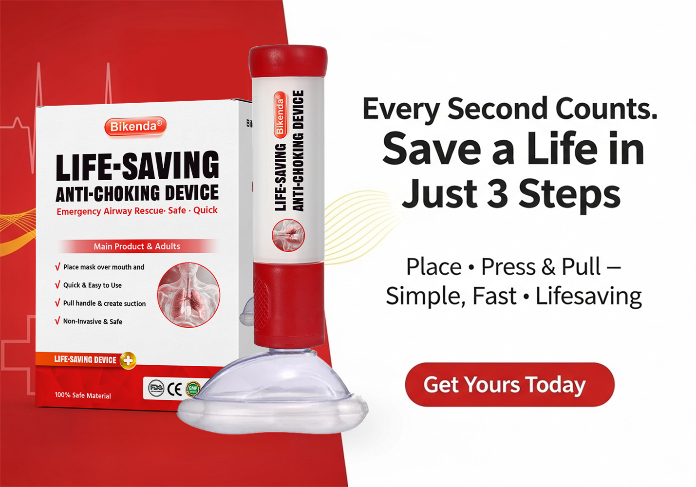 Bikenda® Life-Saving Anti-Choking Device Prox