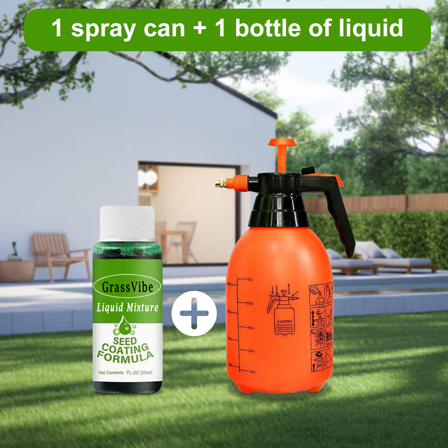 🔥Last Day 70% OFF🌱Hydro Seeding Lawn Solution