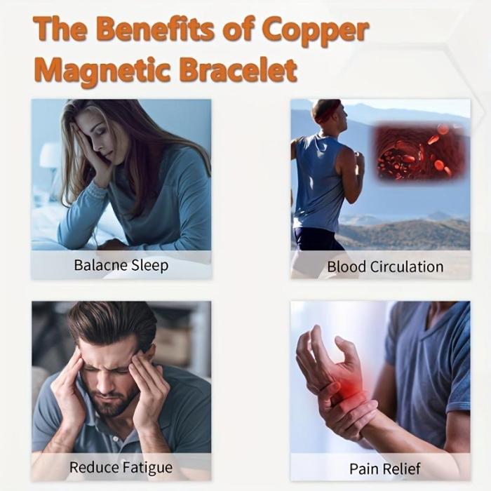 Last Day 70% OFFCđ„ magnetic braceletââRelieve fatigue and promote blood circulationâš