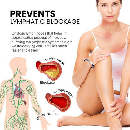 Diystar™ Therapeutic Lympunclog Titanium Wristband（🔥LAST DAY SALE-70% OFF)